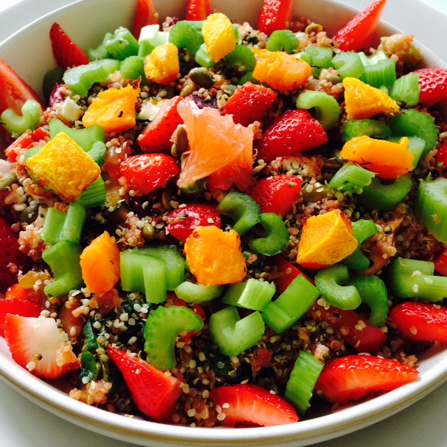 Quinoa Salad - close up