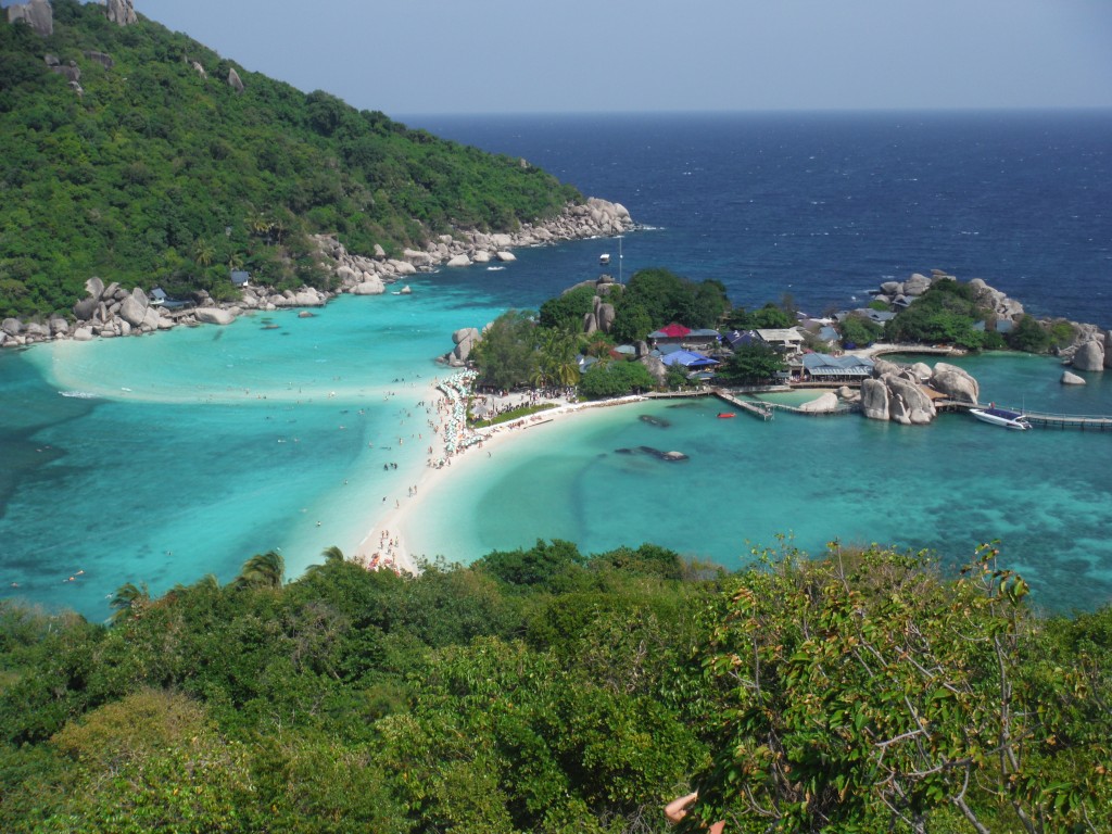 Viewpoint from Koh NangYuan taken in 2014