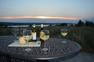 Pag Cheese and Wine at Sunset in Karin