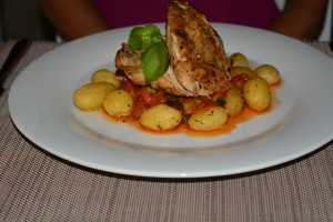 Chicken and Potatoes at Le Meridien in Split