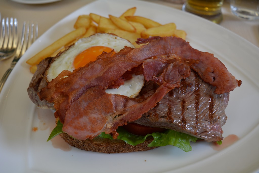 Brian's Lunch Order: Roman Steak'n'Eggs at the Westin Excelsior