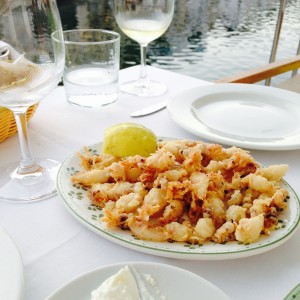 Calamari - it's okay to splurge a little on vacation!