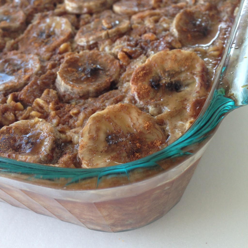 Banana Oat Bread Pudding