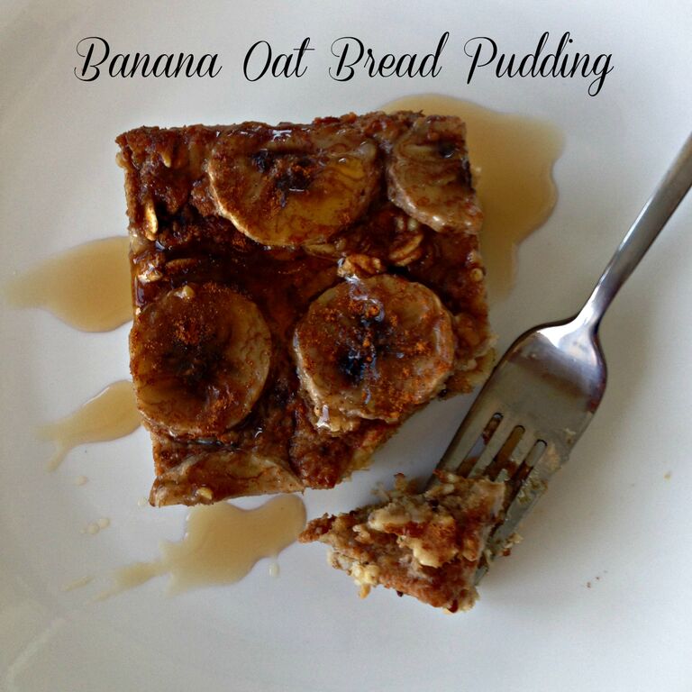 Banana Oat Bread Pudding