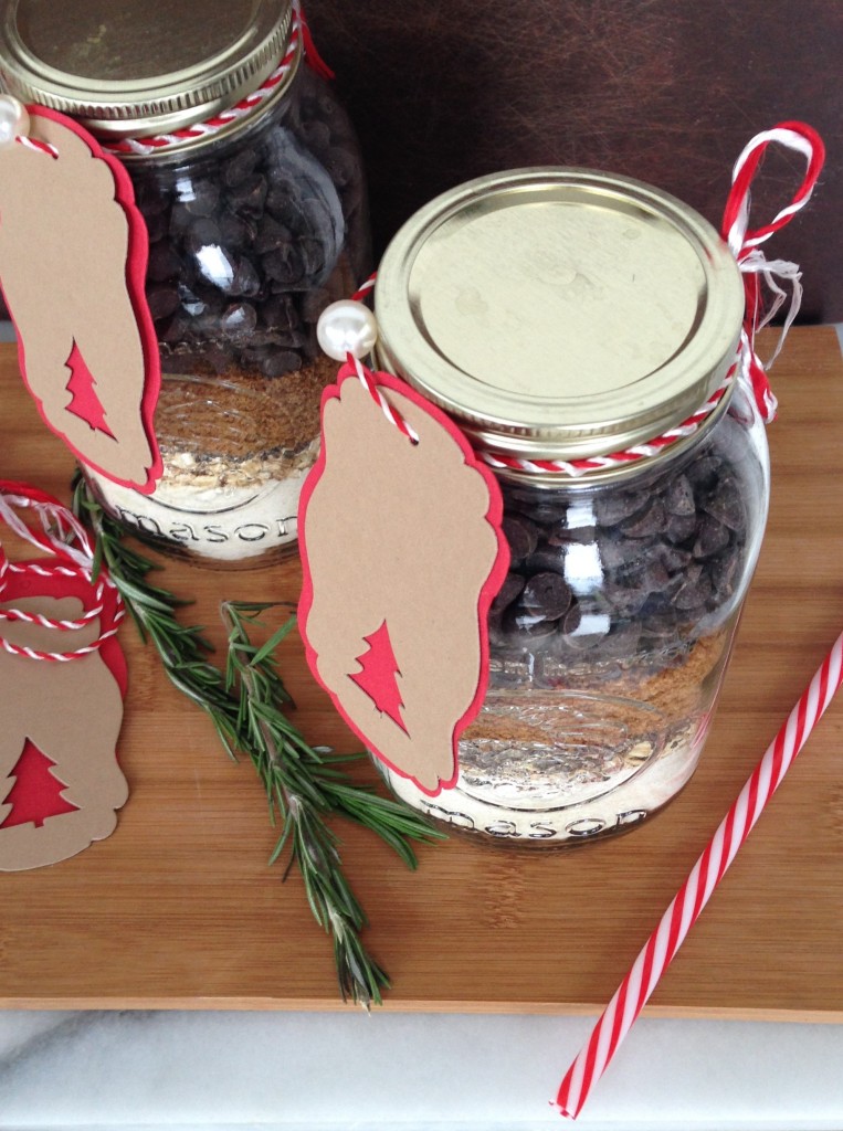 DIY mason jar cookies