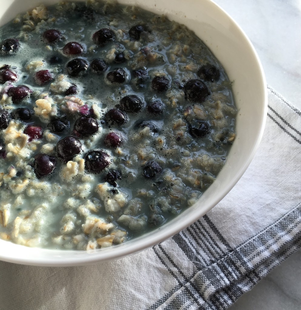 blueberry oatmeal