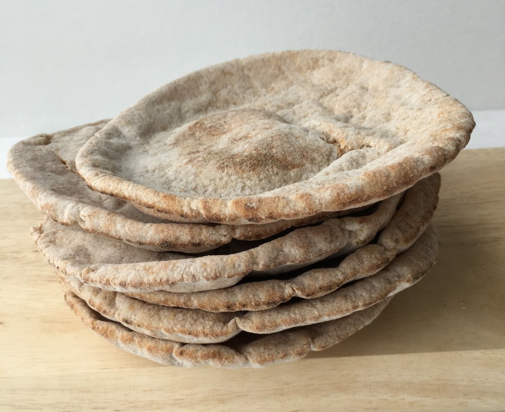 whole wheat pitas