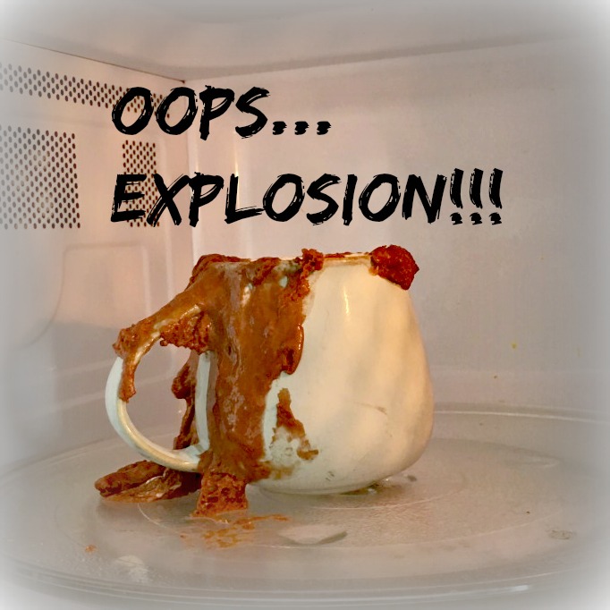 mug cake explosion