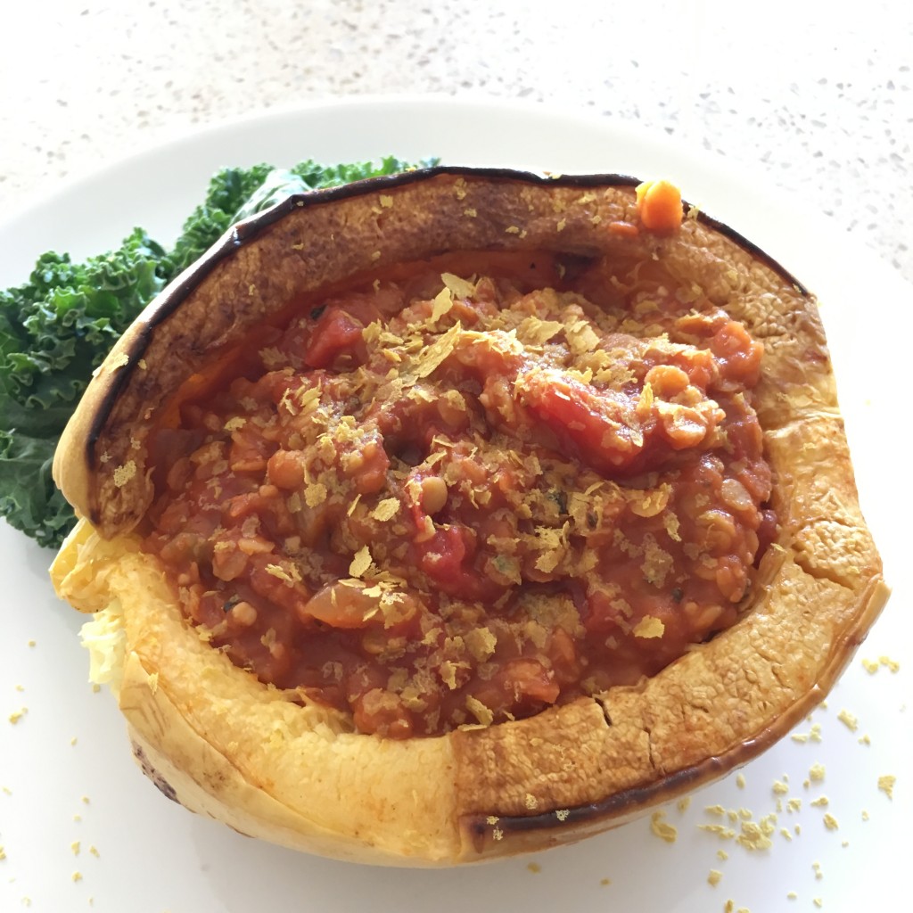 spaghetti squash boat