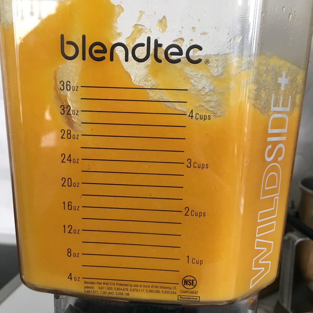 blended pumpkin