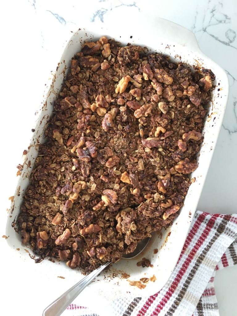 gingerbread pear crumble 1