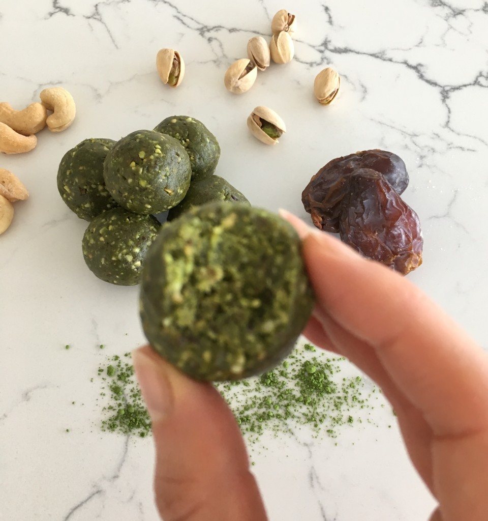 matcha energy balls