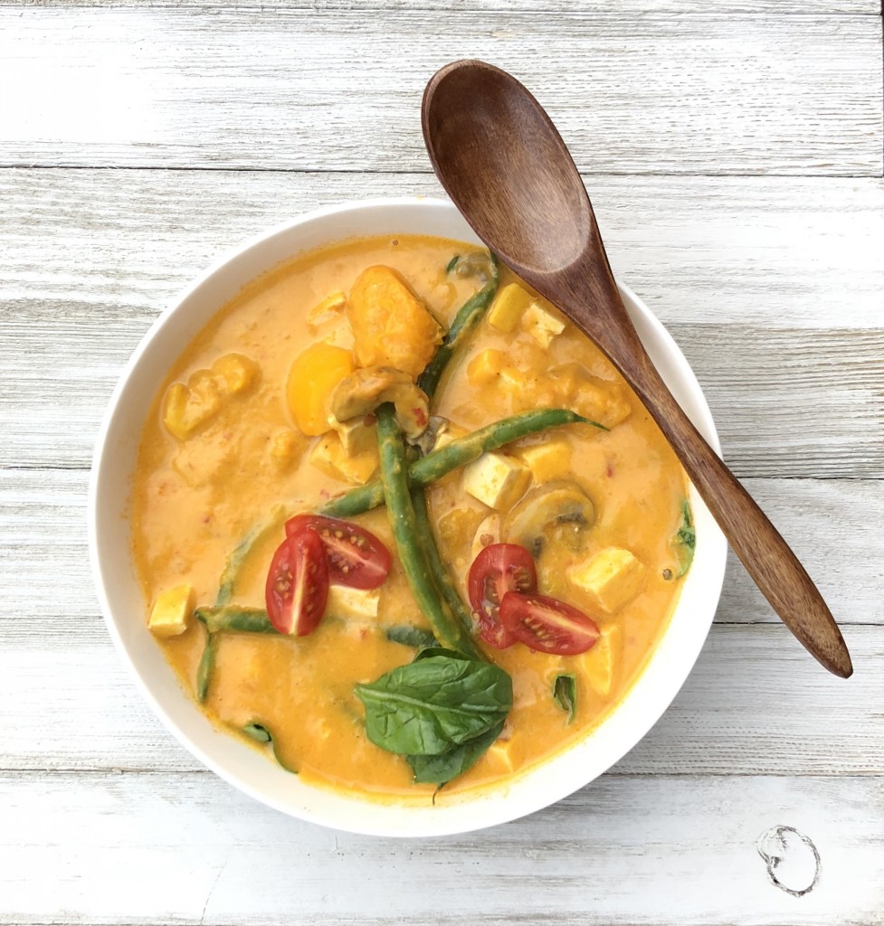 kabocha coconut curry