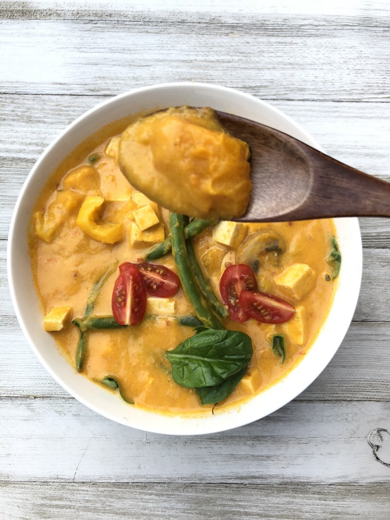 kabocha coconut curry